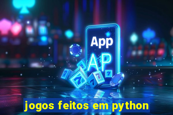 jogos feitos em python